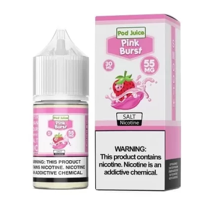 Pod Juice Pink Burst TF 30ml Nic Salt Vape Juice - Vape Product