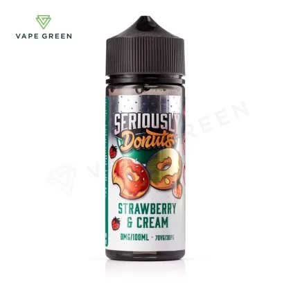 Strawberry and Cream Shortfill E-Liquid by Seriously Donuts 100ml
