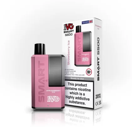 IVG Smart 5500 Puff Disposable Vape – Strawberry Ice
