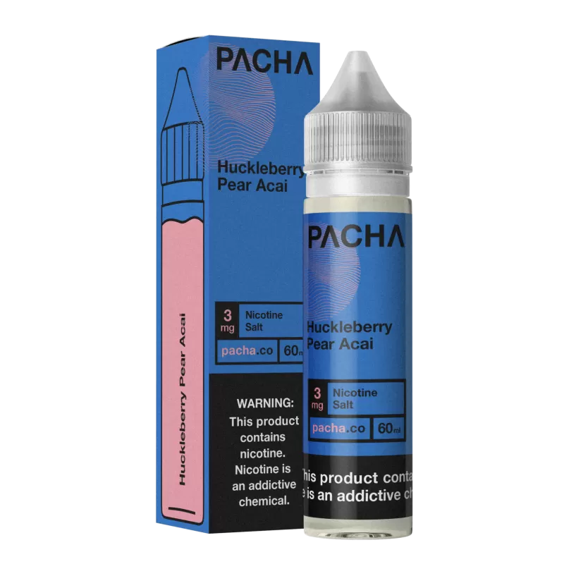 PACHAMAMA - Huckleberry Pear Acai - 60ML E-Liquid - 0MG