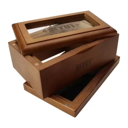 RYOT 3×5 Walnut Glass Top Box