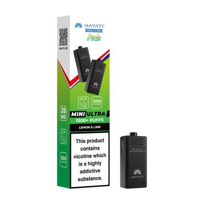 Lemon & Lime Hayati Mini Ultra Refill Pack - 20mg - Vape Product