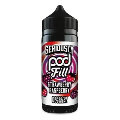 Doozy Seriously Pod Fill Strawberry Raspberry 100ml Shortfill