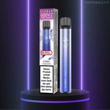 Elf Bar 600 V2 – Blueberry - Elf Bar / 360 mAh / 20mg/ml / ca. 600