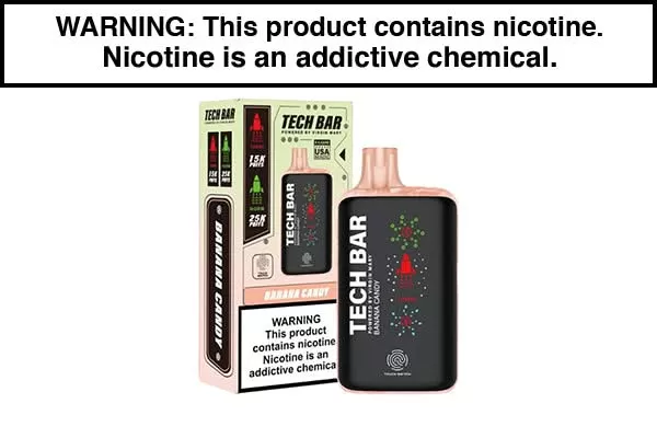 TECH BAR 25K DISPOSABLE VAPE – 25,000 PUFFS - Vapejuice - Image 2