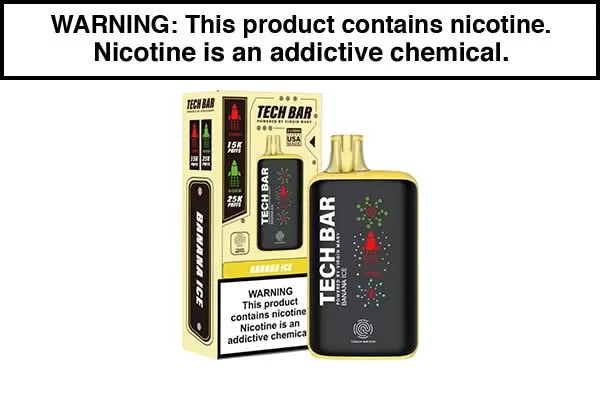 TECH BAR 25K DISPOSABLE VAPE – 25,000 PUFFS - Vapejuice - Image 3