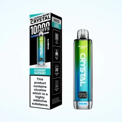 Bloody Bar Crystal 10K Prefilled Pod Kit Blueberry Raspberry - Ecigpremium