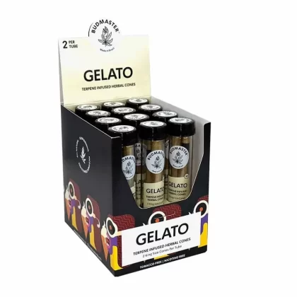 Budmaster Cones Gelato - Product#Gelato~Packaging#12 Tubes of 2 (24ct)>Single Tube of 2 (9A37C8)