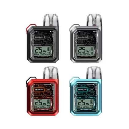 Uwell Caliburn GK3 Pod System Kit - Color#Gray>Black>Red>Blue