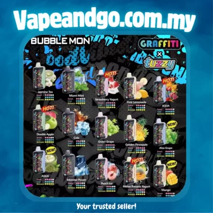 Bubblemon Graffiti V1 35k Disposable Korea No.1 Vape Brand 1