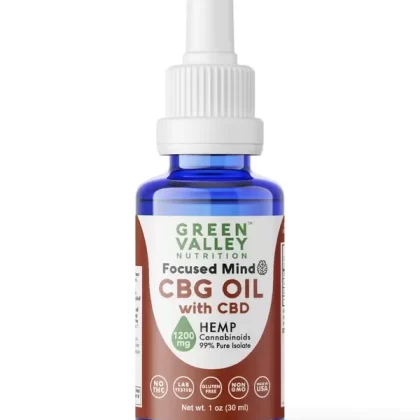 Focused Mind™ CBG Oil Drops – 1200mg