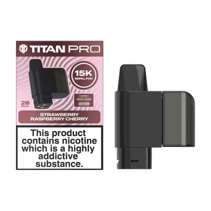 Titan Pro 15K Refill Pack - Strawberry Raspberry Cherry - Vapeshop Co
