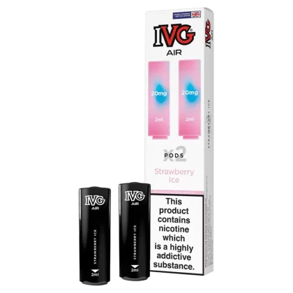 Strawberry Ice IVG Air Replacement Pods - Ecigwizard