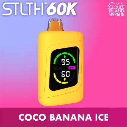 STLTH 60K Disposable Vape – Coco Banana Ice - Strength#20mg