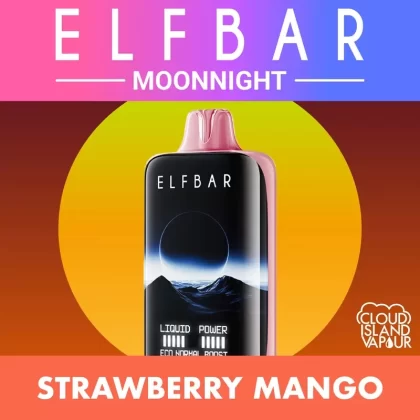 ELF BAR MOONNIGHT 70K Disposable Vape – Strawberry Mango