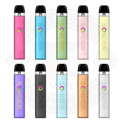 Geek Vape Sonder Q2 Vape Kit - Color#Moonlight Silver>Apricot Yellow>Mocha Gold>Sakura Pink>Burgundy Red>Olive Green>Misty Blue>Ocean Blue>Metallic Purple>Midnight Black>Blinky Black>RocketS