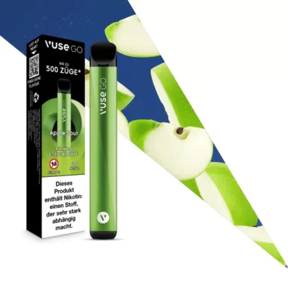 Vuse GO – Apple Sour - Benzoesäure, Ethanol; 20mg/ml