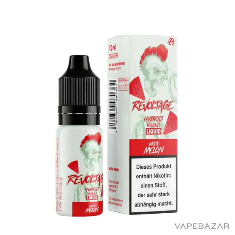 Revoltage Hybrid Nicsalt Liquid – White Melon - 10mg/ml, 20mg/ml - Image 3