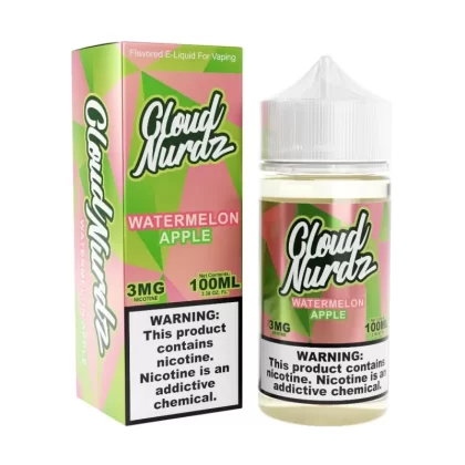 Cloud Nurdz Watermelon Apple eJuice - Vape Product; Vape Product, Vape Product (23B7F7)