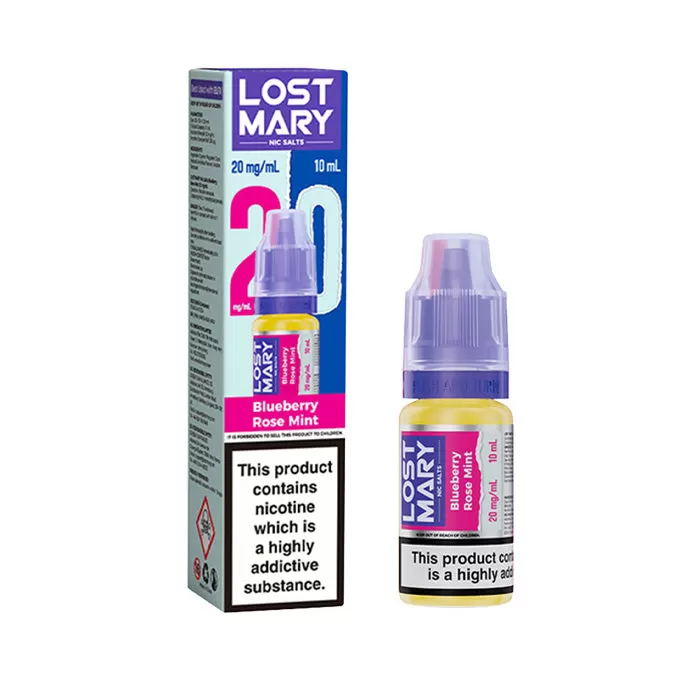 Blueberry Rose Mint Nic Salt E-Liquid by Lost Mary - Ukecigstore