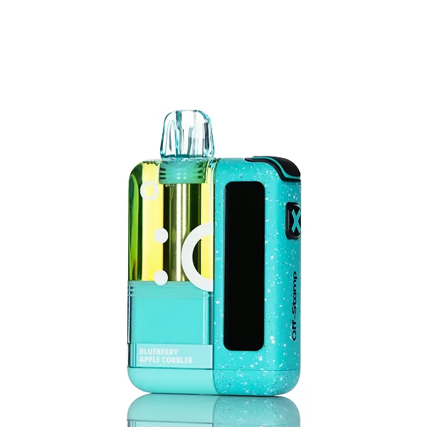 Off-Stamp X-Cube 35K Crystal Edition Disposable FULL KIT - Blue Razz Grape Ice - Image 2