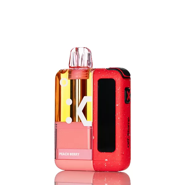 Off-Stamp X-Cube 35K Crystal Edition Disposable FULL KIT - Blue Razz Grape Ice - Image 3