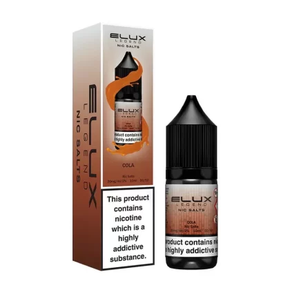 COLA NIC SALT E-LIQUID BY ELUX LEGEND - Nicotine Strength#10mg/ml>20mg/ml