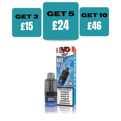 IVG Nexio 10K Prefilled Refill Pods - £5.99 or 3 for £15 - Lemon Fizz