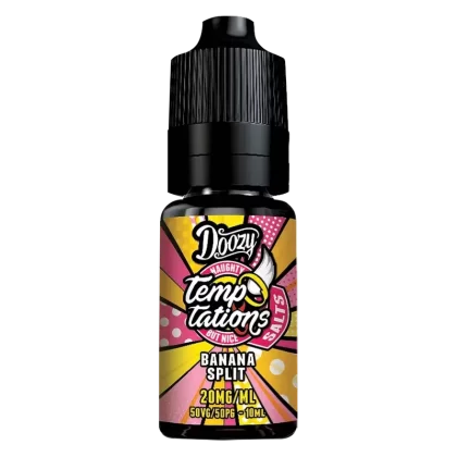 Doozy Temptations Banana Split Nic Salt E-Liquid - Nic Salt#10mg>20mg