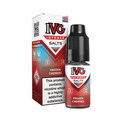 IVG Intense Frozen Cherries Saltnic Vape Juice - Strength