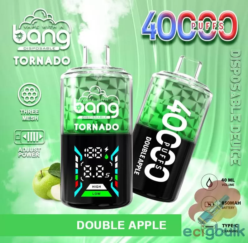 Bang Tornado 40000 Disposable Vape – 40ML Juice, 40K Puffs | Nicotine Options - Image 2