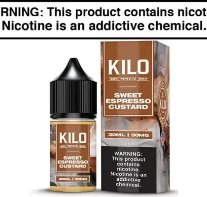Sweet Espresso by KILO Salt Nic 30ML - Vape Product, Vape Product (8BAF5B)