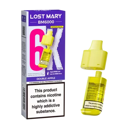 Double Apple Lost Mary BM6000 Refill Pack - 10mg - Vape Product