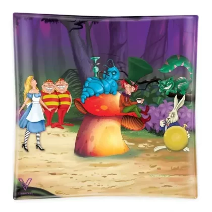 V Syndicate “Alice Mushroom” Glass Ashtray