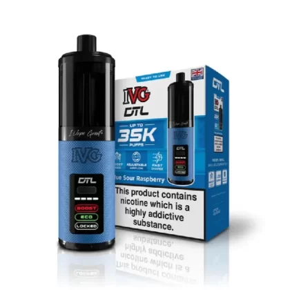 IVG DTL 35k Prefilled Pod Kit Blue Sour Raspberry - Strength#20mg (BFB774)