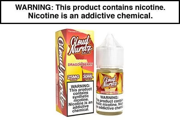 BANANA DRAGON BERRY BY CLOUD NURDZ SALT 30ML - Vapejuice