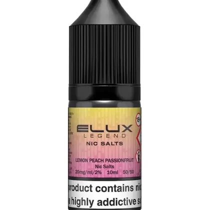 Elux Legend Lemon Peach Passion Fruit Nic Salt Vape Juice - 10mg