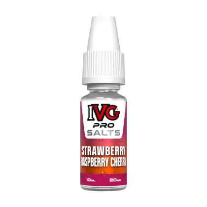 Strawberry Raspberry Cherry Nic Salt by IVG Pro - 10ml - 20mg - Vape Product (F0BF0A)