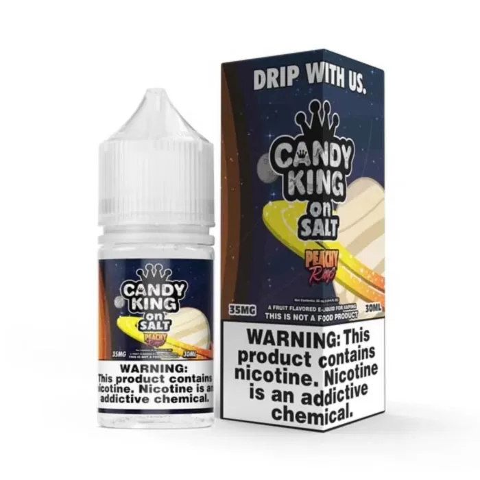Candy King on Salt Peachy Rings eJuice - Vape Product; Vape Product, Vape Product (05F1B0) (05F1B0)