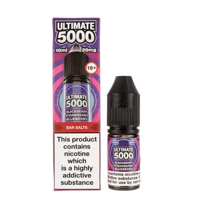 Blackberry Strawberry Blueberry Nic Salt E-Liquid by Ultimate 5000 Bar Salt - 20mg