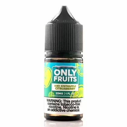 Iced Kiwi Apple Citrusberry Salt – Only Fruits E-Juice