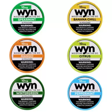 Wyn Nicotine Pouches – Sleeve of 5 Cans