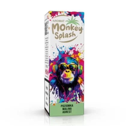 Longfill Aromat Monkey Splash 8/10ml Poziomka Malina Agrest