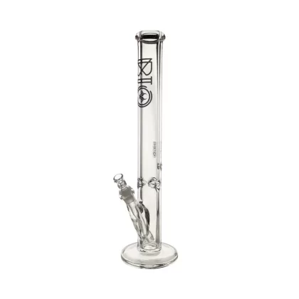 BIO Glass | Heavy Straight Water Pipe | 18″ – 14mm – Various Colors