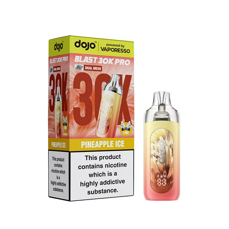 Vaporesso DOJO Blast 30K Pro Prefilled Pod Kit - Blue Razz Lemonade - Vapestore Co - Image 2