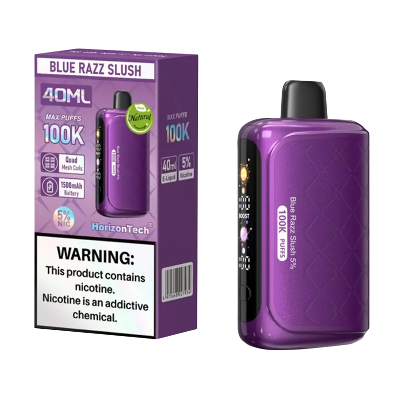 HorizonTech 100K Disposable Device - 100,000 Puffs - Peach Ice - Image 3