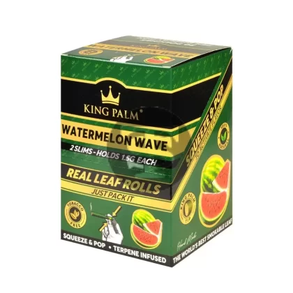 King Palm Rolls Slims Watermelon Wave 20 Packs of 2 - Ejuicewarehouse