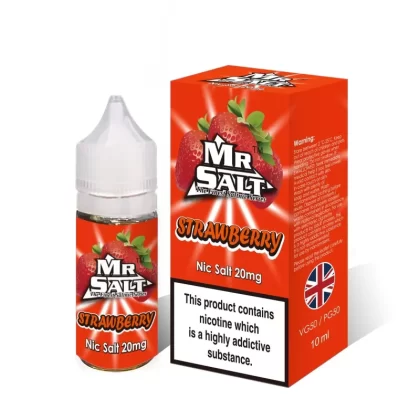 Mr Salt Strawberry 10mg / 20mg Salt Nicotine E Liquids