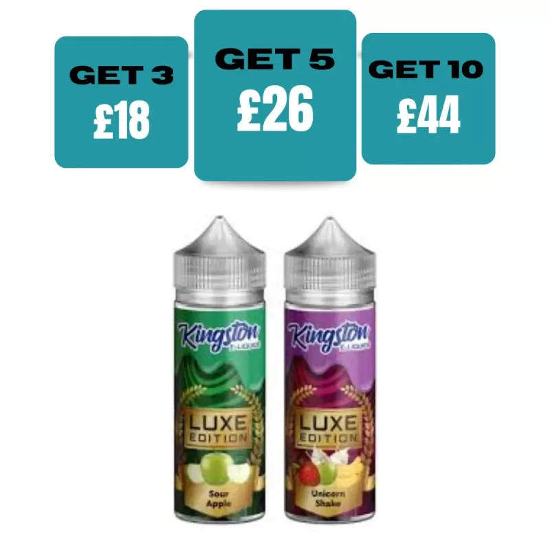 Kingston Luxe Edition 100ML E-Liquid Shortfill - Pink Lemonade / Yes