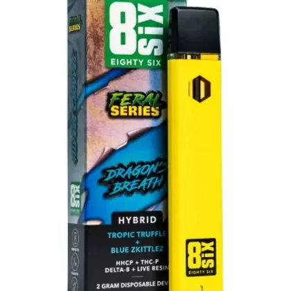 Dragons Breath 8SIX Feral Series HHC-P Blend Disposable 2G
